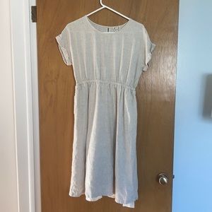 super cute movint brand oatmeal colored dress